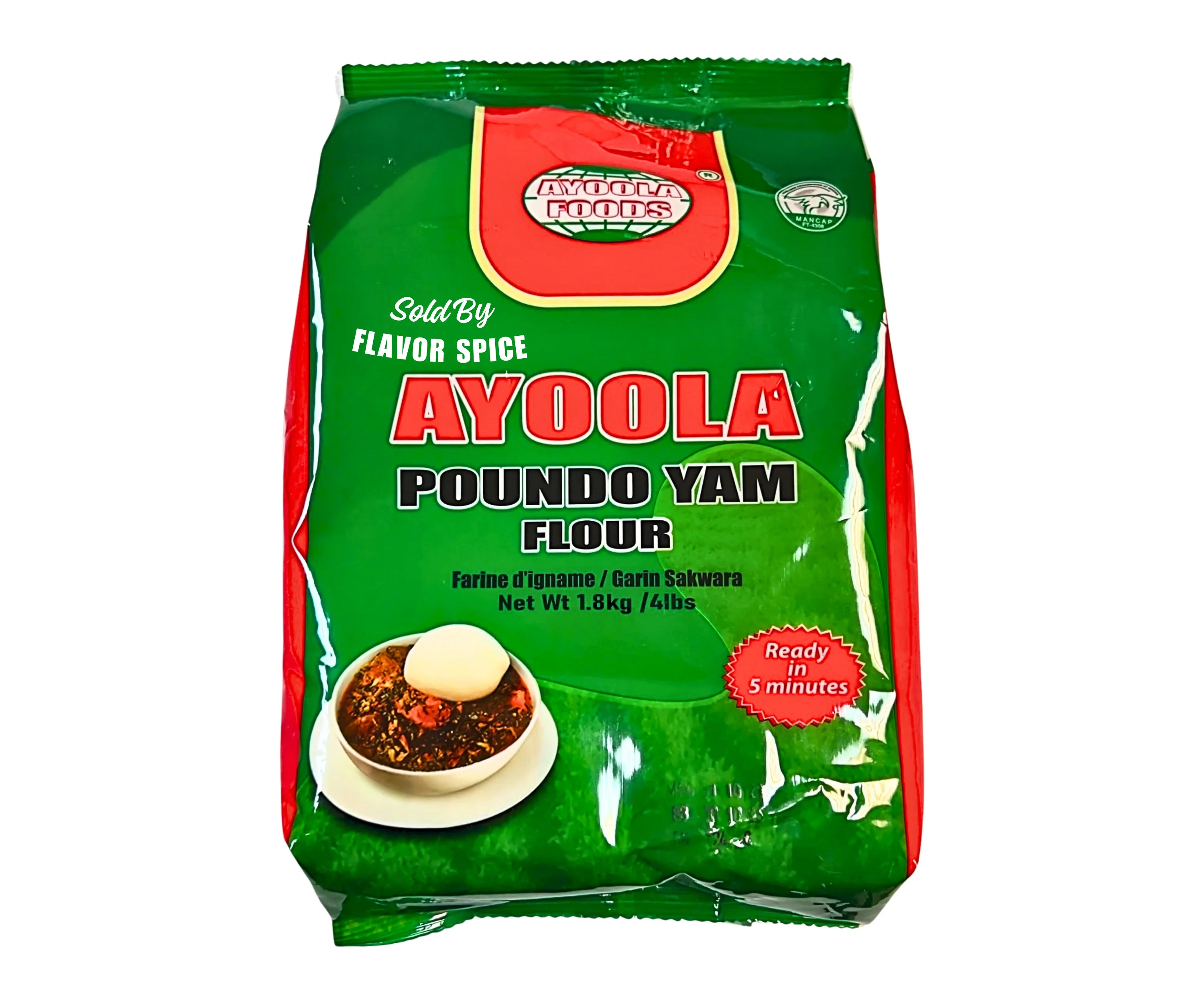 Ayoola Pounded Yam Flour 4lbs